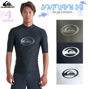 24 SS QUIKSILVER クイックシルバー ラッシュガード SATURN SR 半袖 水着 メンズ 2024年春夏 品番 QLY241024 日本正規品