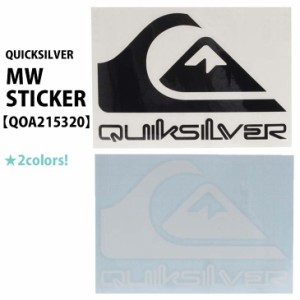 21 QUICKSILVER クイックシルバー ステッカー MW STICKER 転写ステッカー シール サーフィン サーフボード おしゃれ 品番 QOA215320 日本