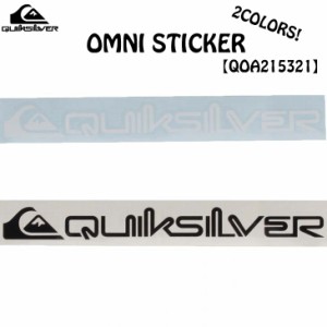 21 QUICKSILVER クイックシルバー ステッカー OMNI STICKER 転写ステッカー シール サーフィン サーフボード おしゃれ 品番 QOA215321 日