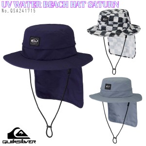 24 QUIKSILVER クイックシルバー サーフハット UV WATER BEACH HAT SATURN 帽子 サーフィン アウトドア プール マリンスポーツ 水遊び ウ