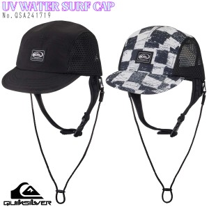 24 QUIKSILVER クイックシルバー サーフキャップ UV UV WATER SURF CAP 帽子 サーフィン アウトドア プール マリンスポーツ 水遊び ウォ