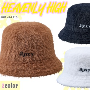 24 ROXY ロキシー バケットハット HEAVENLY HIGH バケハ シンプル かわいい シャギー サーフィン レディース 2024年秋冬 品番 RHT244316 