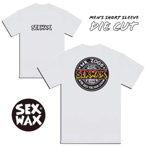 SEXWAX セックスワックス Tシャツ Die Cut Mens Regular Short Sleeve Tees 半袖 トップス サークルロゴ 白 ホワイト メンズ ユニセック