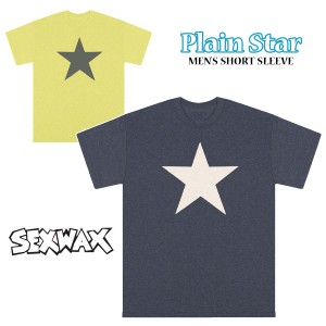 SEXWAX セックスワックス Tシャツ Plain Star Mens Regular Short Sleeve Tees 半袖 トップス サークルロゴ メンズ ユニセックス 品番 01