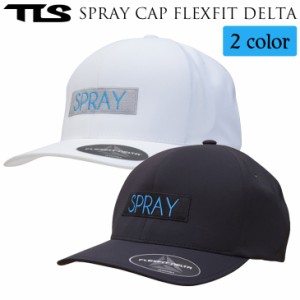 TLS TOOLS トゥールス ツールス サーフキャップ SPRAY CAP FLEXFIT DELTA BLACK WHITE キャップ サーフィン アウトドア 日本正規品