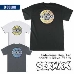 SEXWAX セックスワックス Tシャツ Fade Mens Regular Short Sleeve Tee’s 半袖 ロゴ グレー ホワイト ブラック メンズ 品番 01013130001