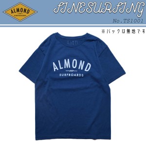 24 SS Almond アーモンド Tシャツ FINESURFING 半袖 トップス 夏服 コットン サーフィン メンズ 2024年春夏 品番 TS1001 日本正規品