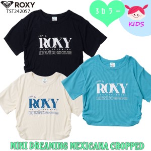 24 ROXY ロキシー ガール Tシャツ マリンスポーツ ビーチ サーフィン キッズ 2024年春夏 TST242057 日本正規品