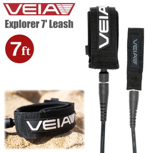 VEIA ヴェイア ベイア リーシュコード Explorer 7' Leash 7ft 7mm エクスプローラー リッシュコード パワーコード サーフィン グッズ ジ