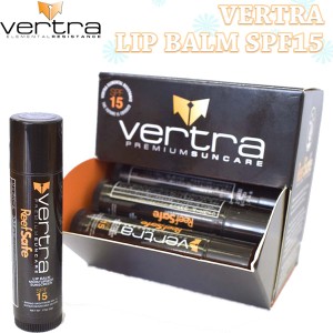 Vertra バートラ UVリップクリーム VERTRA LIP BALM SPF15 乾燥防止 ココナッツ  固形日焼け止め UVプロテクト 唇用 サンケア マリンスポ