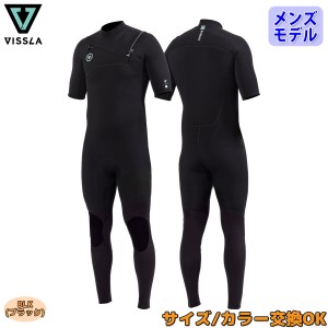 24 VISSLA ヴィスラ ビスラ シーガル ウェットスーツ ウエットスーツ チェストジップ 春夏 メンズ 2024年 7 SEAS 2-2 SS FULL SUIT MW221