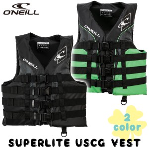 24 ONEILL オニール ウェイクベスト SUPERLITE USCG VEST ベスト ライフベスト ライフジャケット 海 メンズ WB-1250 日本正規品