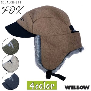 23/24 WILLOW ウィロー キャップ FOX 帽子 フライトキャップ パイロットキャップ スキー スノボ スノーボード ウィンタースポーツ メンズ