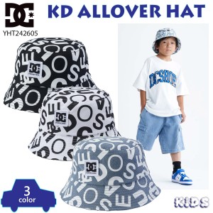 24 DC ディーシー キッズ ハット KD ALLOVER HAT 帽子ビーチ 山 サーフィン マリンスポーツ アウトドア ボーイ 男の子 2024年春夏 品番 Y