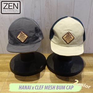 24 ZEN NUTRITION ゼンニュートリション キャップ HANAI x CLEF MESH BUM CAP 帽子 CLEF 花井祐介 ユニセックス 2024年春夏 日本正規品