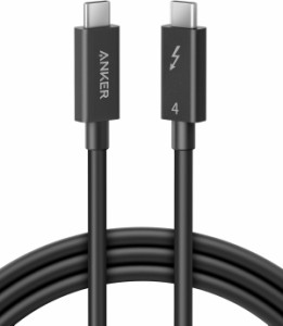 Anker USB-C ＆ USB-C ケーブル Thunderbolt 4 (100W, 40Gbps) 2.0m 100W出力 8K対応 40Gbps 高速データ転送 iPhone15 / Galaxy S23 / Ma