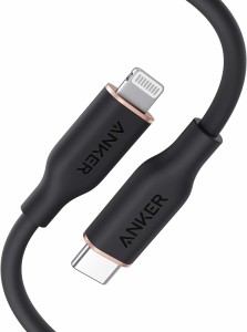 Anker PowerLine III Flow USB-C & ライトニング ケーブル MFi認証 PD対応 シリコン素材採用 iPhone 12 / 12 Pro / 11 各種対応 (0.9m)