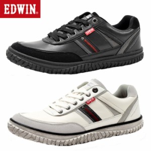 エドウィン EDWIN メンズ スニーカー カジュアル ローカット 防滑 軽量 シューズ EDW-7739