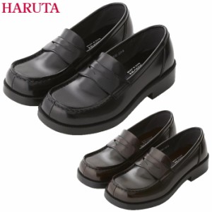 ハルタ HARUTA レディース ローファー 4900 ゆったり 3E 黒 ジャマイカ ブラック 学生 靴 通学 日本製