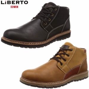 メンズブーツ リベルト エドウィン LiBERTO EDWIN 60643 メンズ ショートブーツ レインブーツ カジュアルブーツ マウンテンブーツ 防水 