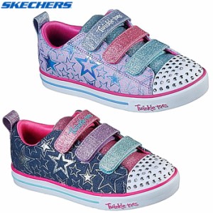 スケッチャーズ SKECHERS 光る靴 キッズ スニーカー トゥインクルトウズ スパークル ライト スターズ ザ リミット TWINKLE TOES SPARKLE 