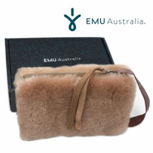EMU Australia エミュー シープスキン ムートン ポーチ クラッチバッグ Emu Small Clutch W7014 ギフト プレゼント レディース