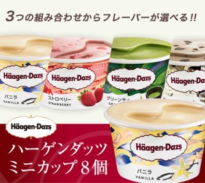 【選べるセット・ラッピング付き】ハーゲンダッツ ミニカップ 8個