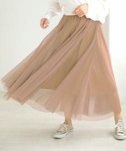 チュール スカート ロング ラベンダーの通販 Au Pay マーケット