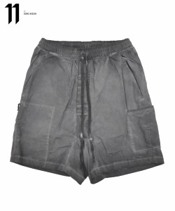 11 by BORIS BIDJAN SABERI ボリス ビジャン サベリ メンズ イージーショーツ COLD DYE EASY SHORTS P25 F-1426 グレー パンツ 送料無料