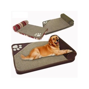 犬  ペット用品  ベッド  クッション 枕 ハウス ソファ  犬小屋 スクエア  Mサイズ