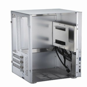 デスクトップミニpcケース コンピュータ シャーシ マザーボード サポートタイプマイクロatx (245*215ミリメートル)
