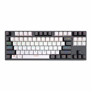 キーボード ゲーミングキーボード 87キー 英語配列 防水 有線 青軸 赤軸 キーボード PS4対応 Apex Pro Gaming Keyboard