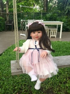 トドラー人形 プリンセスドール リボーンドール 抱き人形 約70cm