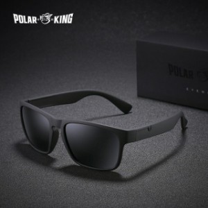 POLARKINGブランド偏光サングラス用男性プラスチックOculos de solメンズファッションスクエアドライビン