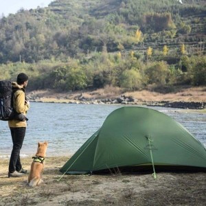 テント 2人用 一人用 軽量 防水 Naturehike CloudUp3 210T Green