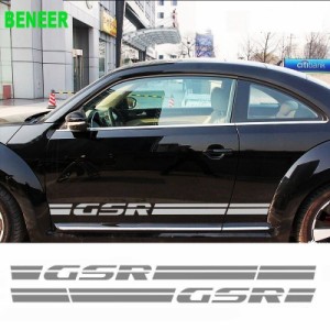 ワーゲン ビートル ステッカー サイドボディ Volkswagen Beetle 2個入 GSR