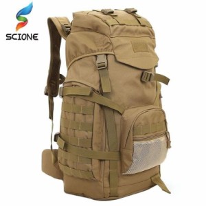 バックパック リュックサック ザック ACU Molle 60 L ミリタリー 迷彩 大防水 キャンプ ハイキング アウトドア 登山