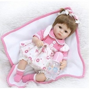 優しいお顔 女の子 リボーンドール 赤ちゃん人形 ベビー人形 ベビードール 抱き人形 リアル かわいい 乳児 お世話セット 17イ