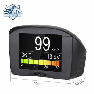 AUTOOL X50 プラス多機能車 OBD スマートデジタル計水温計デジタル電圧スピードメーター表示