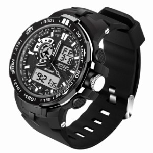 腕時計 レディース 安い 防水 スポーツ カジュアル ウォッチ デジタル アナログ SANDA 737