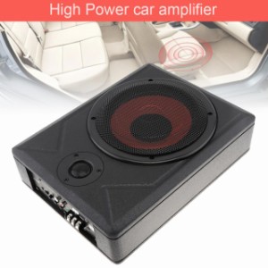 サブウーファー  車 アクティブサブウーファー 薄型 シート下 カーオーディオ 重低音 スリム 8インチ 600W  