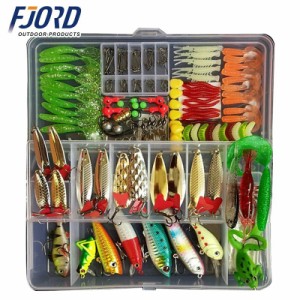 Multi 釣り ルアー Mixed 色s プラスチック Metal Bait Soft ルアー Kit 釣り Tackle Wo