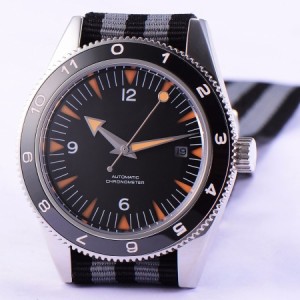 腕時計 メンズ 防水 Debert 41ミリメートル ブラック ダイヤル発光 サファイアガラス