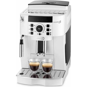 ECAM22112W  デロンギ(DeLonghi) 全自動コーヒーメーカー マグニフィカS ミルク泡立て 手動 ホワイト ECAM22112