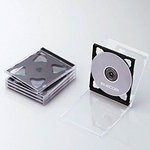 即納 エレコム Blu-ray/DVD/CDケース(標準/PS/2枚収納) CCD-JSCNW5シリーズ ブラック CCD-JSCNW5BK ...