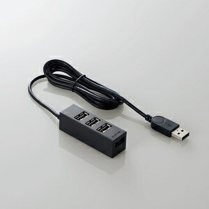 即納  機能主義USBハブコンパクト　ACアダプタ付 U2H-TZ427SBK[U2H-TZ427SBK]