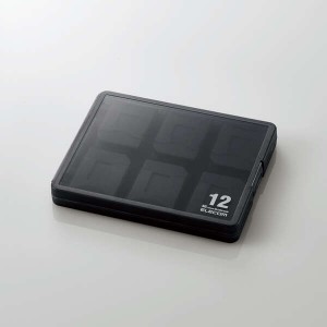 エレコム SDカードケース/12枚収納/SD/microSD