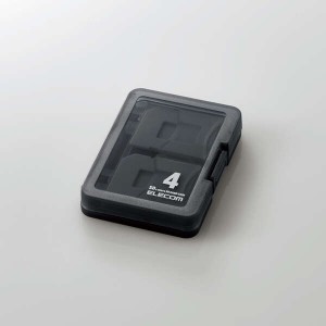 エレコム SDカードケース/4枚収納/SD/microSD