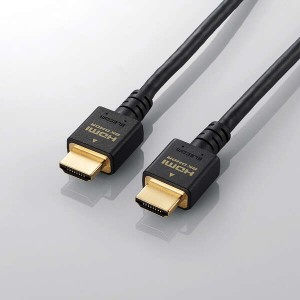 即納 エレコム HDMIｹｰﾌﾞﾙ/HDMI2.1/1.5m/ﾌﾞﾗｯｸ