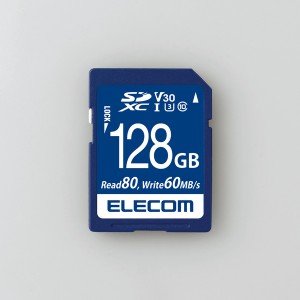 即納 エレコム SD カード 128GB UHS-I 高速データ転送 データ復旧サービス